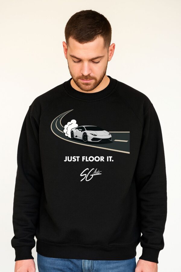 "JUST FLOOR IT" Lamborghini Huracan Crewneck
