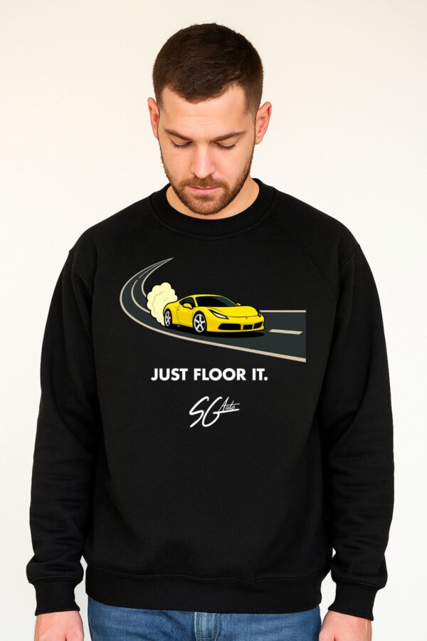 "JUST FLOOR IT" Ferrari 458 Crewneck
