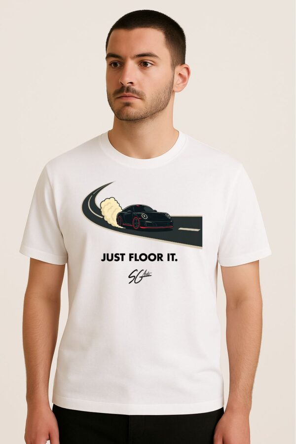 "JUST FLOOR IT" Porsche 911 T-Shirt