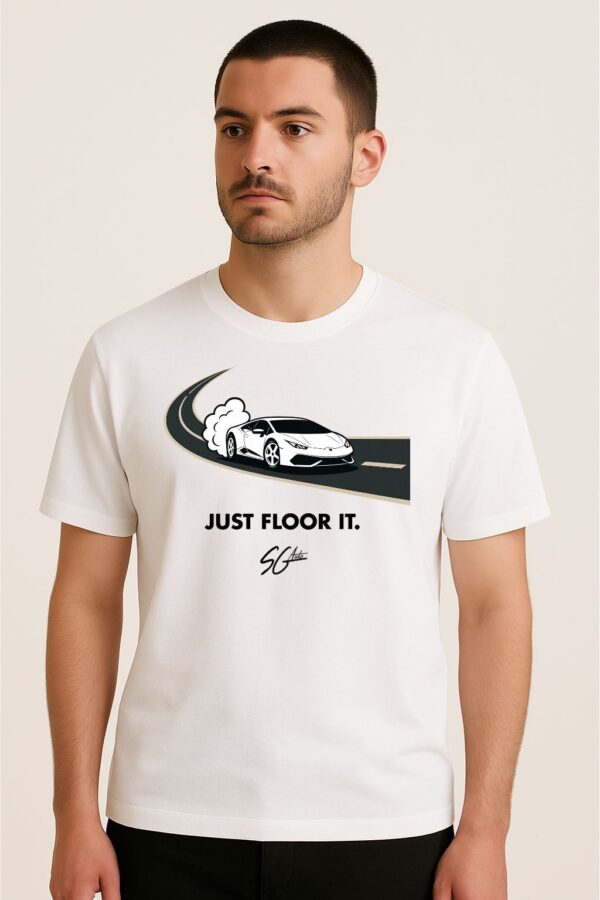 "JUST FLOOR IT" Lamborghini Huracán T-Shirt